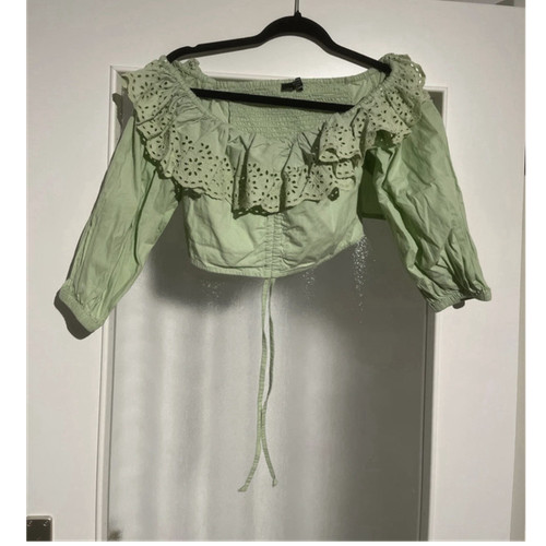 Hellgrüne bluse damen 4 - , 3/4