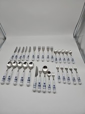 DDR Besteck ABS Zwiebelmuster Porzellan Besteck 30 Teile neuwertig Top