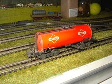 Trix Express - 3495   - 4 achs.Kesselwagen - GASOLIN - DB -