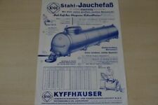201663) Kyffhäuser - Jauchefaß - Prospekt 09/1949