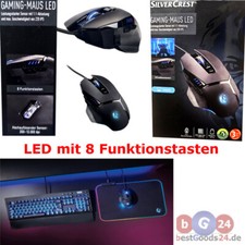 Gaming Maus USB LED 8 Tasten