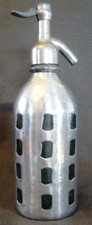 Art Deco 0,5l Argentinien SODAFLASCHE SIPHON SYPHON SELTZER SIFON FLASCHE BOTTLE