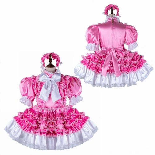 Sissy maid girl - girl, satin
