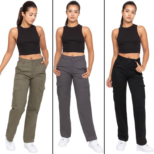 Damen enzo cargohose baumwolle - damen,