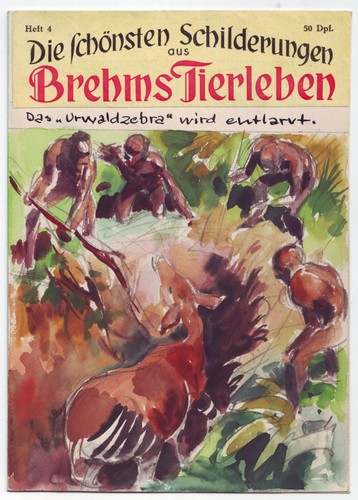 Originalzeichnung brehms - originalzeichnung,