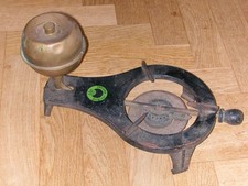 Original Hähnel Kocher Camping Spiritus Messing Vintage mit Messingtank