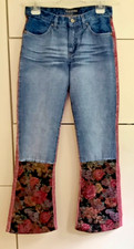 Jeans indian rose patchwork - indian,