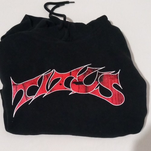 Titus skaterhoodie schwarz - schwarz, rot