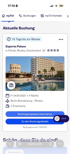 Pauschalreise esperos palace - esperos,
