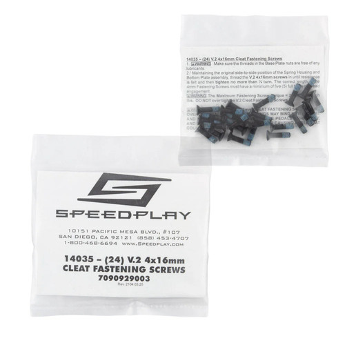 Speedplay cleat schrauben - v.2,