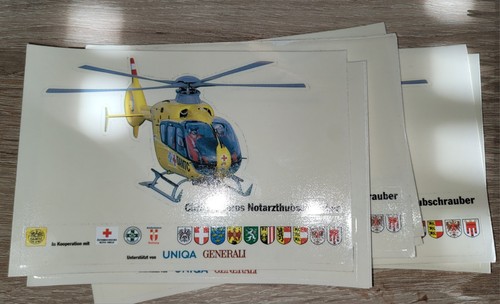 Luftrettung aufkleber öamtc - luftrettung,