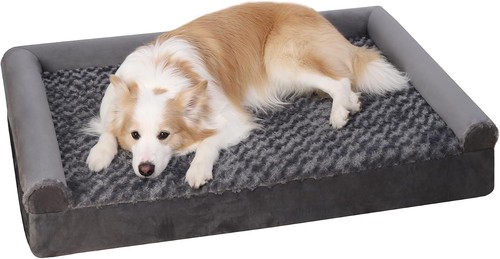 Hundebett orthopädisch grau - hundebett,