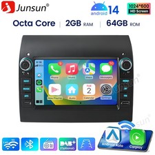 64G Android14 Carplay Für Fiat Ducato Citroen Jumper Peugeot Boxer Autoradio GPS