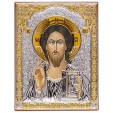 Ikone „Jesus Christus Pantokrator“    10 x 12,6 cm
