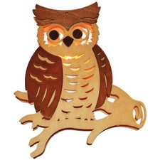 Fensterbild Ratags beleuchtet