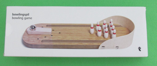 Bowling spiel aus holz mit - aus,