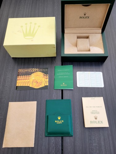 Rolex box etui - rolex, grün
