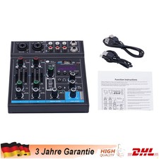 4 Kanal bluetooth Mixer USB