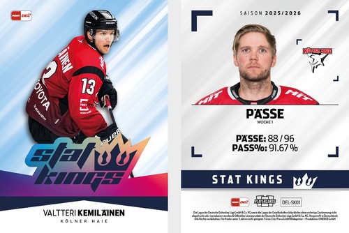 Del playercards 2025 - 2025/26, stat