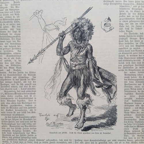 1885 holzstich wood engraving - wood,