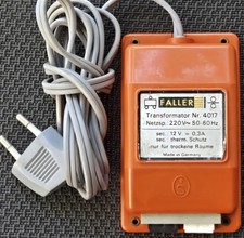 Faller AMS 4017 ~ Gleichstrom Trafo, Funktion ok, 60er Jahre Spielzeug #DEZ4207