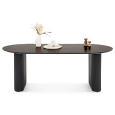 Esstisch oval 200 x 100 cm