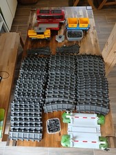 Playmobil Güterzug aus 5258 mit viel Zubehör und Schienen