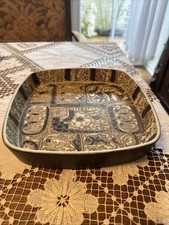 Royal Copenhagen Fajance Schale 22 x 22 cm Gemarkt: 719 2884 Vintage 60er Jahre