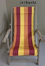 MAXX Ersatzbezug Liegestuhl Polyacryl Streifen rot/gelb/orange Jan Kurtz