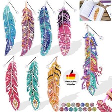 Diamond Painting Kinder Set  DIY 5D Feder Diamant Malerei Bastelset Geschenke