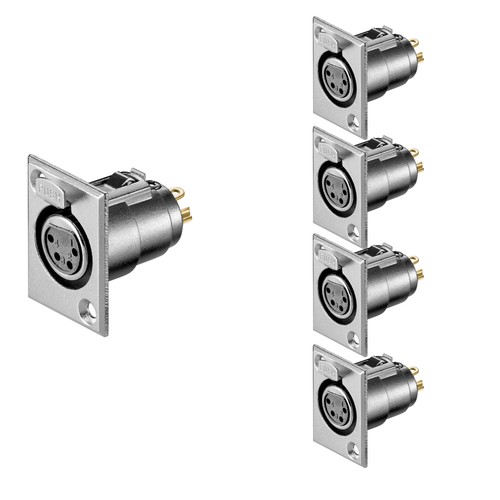 Pol xlr einbau - 4, buchse