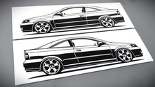 Opel Astra G Coupe Aufkleber
