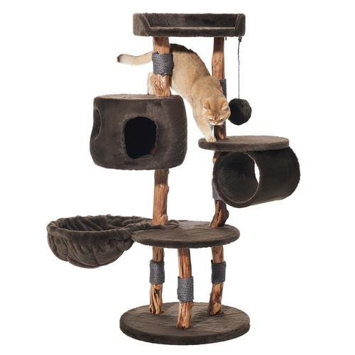 Katzen kratzbaum gena echtholz - katzen,