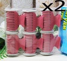 2x6St. Thermolockenwickler Termobigudi Thermowickler Lockenwickler m. Clip