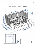 sofabett 90x200 ikea hemnes