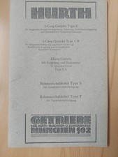 Hurth Getriebe, Broschüre DIN A5