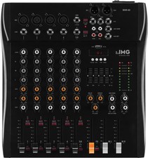 IMG Stageline MXR-60 6-Kanal Analog Mixer Audio-Mischpult 5-EQ Bluetooth MP3 USB