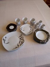 Villa Noblesse Designed in Germany Geschirr schwarz weiß