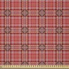 Kariert Microfaser Stoff als