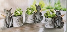 3 kleine  Pflanztöpfe Drachen NEU Übertöpfe