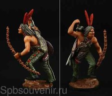 Prärie-Indianer mit Bogen