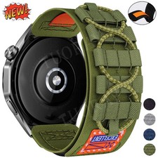20mm Nylon Rugged Uhrenarmband Armband für Huawei Samsung Garmin Amazfit Ersatz