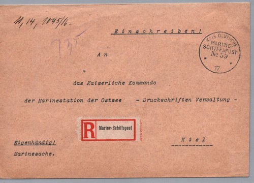 Marine schiffspost - marine,