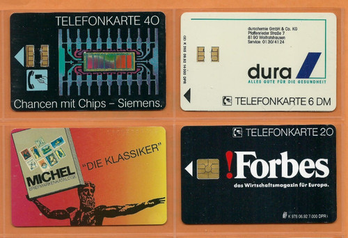 Verschiedene telefonkarten - verschiedene, k-telefonkarten