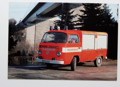 Postkarte feuerwehr - postkarte,