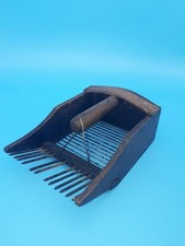 Antiker Heidelbeerkamm Kamm zum Heidelbeeren pflücken Holz Metall