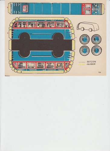 Bastelbögen technik 50er - technik,