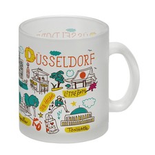 Düsseldorf Wimmelbild Glas