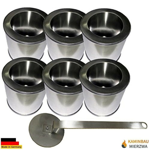 Brennstoffdosen weißblech - 6,