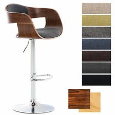 Barhocker Kingston Stoff Thekenstuhl Drehbar Höhenverstellbar Gepolstert